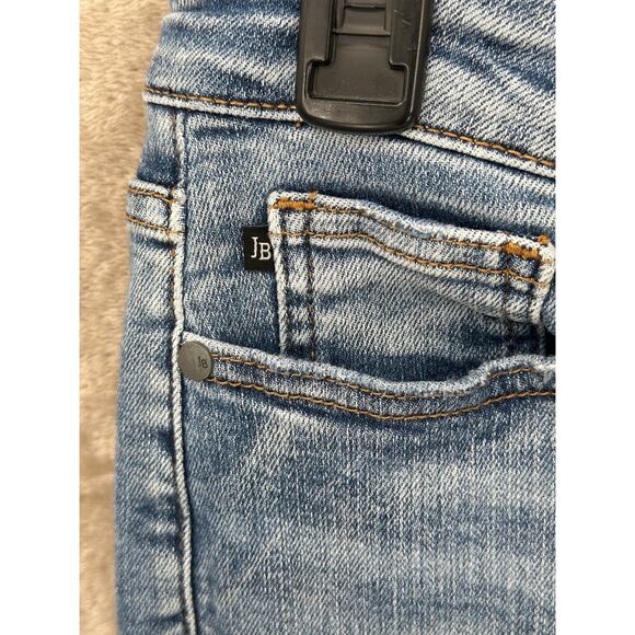 Judy Blue Jeans Womens 28 Wide Leg Crop‎ Medium Wash Frayed Hem Stretch Casual - Picture 2 of 12